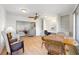 Inviting living room offers built-in shelving, a bright office space, and comfortable seating at 6522 11Th W Ave, Bradenton, FL 34209
