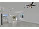 Open living space showcases lots of natural light, ceiling fan, and modern finishes at 488 Sunset N Rd, Rotonda West, FL 33947