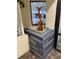 Charming wood dolphin sculpture accents the lobby area at 6009 Sea Ranch Dr # 101, Hudson, FL 34667