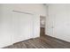 Bright bedroom with closet and doorway at 4160 Belladonna Ave, North Port, FL 34286