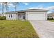 Charming single-story home with a two-car garage, landscaped yard and brick paver driveway at 4160 Belladonna Ave, North Port, FL 34286