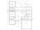 Detailed floor plan showcasing the layout of the bedrooms, kitchen, living spaces, and patio at 4160 Belladonna Ave, North Port, FL 34286