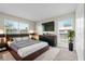 The main bedroom has two nice windows for great light at 14010 102Nd Ave, Largo, FL 33774