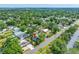 Bird's-eye view capturing the home, highlighting its proximity to lush greenery and nearby residences at 3728 19Th E St, Bradenton, FL 34208