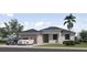 Charming home with a two-car garage and a well-manicured lawn at 4146 New Milford St, North Port, FL 34288