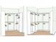 Rendered image of a walk-in closet featuring modern shelving units and ample space at 4098 New Milford St, North Port, FL 34288