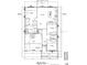 Detailed floor plan showcasing the layout of the home including bedrooms, bathrooms, kitchen, and living spaces at 487 Sunset N Rd, Rotonda West, FL 33947
