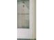 Close up of the front door with the screen, door knob, and 'no smoking' sign at 6151 Bahia Del Mar Blvd # 125, St Petersburg, FL 33715