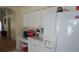 Kitchen with white countertops, cabinetry and appliances at 10308 Soaring Eagle Dr, Riverview, FL 33578