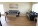 Cozy living area featuring comfortable seating and stylish decor at 10308 Soaring Eagle Dr, Riverview, FL 33578