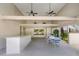 Outdoor kitchen with countertop bar and seating area for relaxing and entertaining at 5151 Puritan Cir # 1022, Tampa, FL 33617