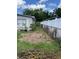 Backyard featuring grass, a privacy fence and shade trees, ideal for outdoor activities at 1009 Kenmore Dr, Brandon, FL 33510