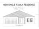 Proposed front elevation shows this single-Gathering residence with great design and potential at 122 Naomi Pl, Rotonda West, FL 33947
