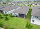 Well-maintained backyard with lush green lawn and screened lanai, perfect for outdoor living and entertaining at 19165 Iron Topsail Isle, Land O Lakes, FL 34638