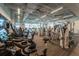 Well-equipped fitness center with modern cardio machines and weight training equipment for residents' use at 19165 Iron Topsail Isle, Land O Lakes, FL 34638