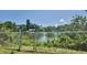 Gated backyard with lake view at 4546 Ontario Dr, New Port Richey, FL 34652