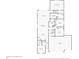 First floor plan featuring kitchen, living room, bedrooms, bathrooms, and garage at 9127 Players Dr, Weeki Wachee, FL 34613