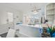 Bright kitchen features white countertops, and an island at 1061 Pinellas Bayway S, Tierra Verde, FL 33715