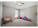 This bedroom is perfect for a with lots of space for toys and activities at 4428 Winding River Drive, Valrico, FL 33596