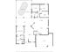 Detailed floor plan of the home with dimensions and layout of rooms and features at 4428 Winding River Drive, Valrico, FL 33596