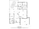 Detailed floor plan of the home with dimensions and layout of rooms and features at 4428 Winding River Drive, Valrico, FL 33596