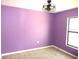 Bedroom featuring a modern ceiling fan, new carpet and a large window at 1740 Chatham Green Cir, Ruskin, FL 33570