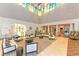 A relaxing lobby area with high ceilings, stylish furniture and interior design at 17109 Kenton Ter, Bradenton, FL 34202