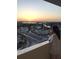 Sunrise cityscape view from condo balcony at 15000 Gulf Blvd # 1104, Madeira Beach, FL 33708