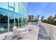 Outdoor patio with seating and city views at 2900 Bay To Bay Blvd # 1502, Tampa, FL 33629