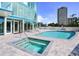 Resort-style pool and spa with plenty of lounge chairs at 2900 Bay To Bay Blvd # 1502, Tampa, FL 33629