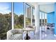 Upscale lounge with city views and modern chairs at 2900 Bay To Bay Blvd # 1502, Tampa, FL 33629