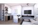 Entertainment area with wet bar and comfortable seating at 85 Davis Blvd # B, Tampa, FL 33606