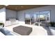 Outdoor patio with built-in grill and seating area at 85 Davis Blvd # B, Tampa, FL 33606
