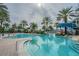 Resort-style pool with waterslide at 320 Ibisview Lane # 33572, Apollo Beach, FL 33572