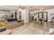 Open concept living and dining area at 3736 Lado Dr, Wesley Chapel, FL 33543