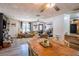 Open concept dining area with kitchen view at 3736 Lado Dr, Wesley Chapel, FL 33543
