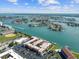 Aerial view showcasing waterfront community location at 8901 Blind Pass Rd # 228, St Pete Beach, FL 33706