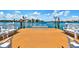Scenic boat dock with benches and water views at 8901 Blind Pass Rd # 228, St Pete Beach, FL 33706
