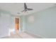 Bedroom with a ceiling fan and soft light from a window at 2220 Kings Palace Dr, Riverview, FL 33578