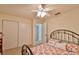 Spacious bedroom with a king-size bed and ample closet space at 906 Golfview Woods Dr # 906, Ruskin, FL 33573