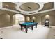 Bright game room featuring a pool table, recessed lighting, and neutral decor at 5016 Givendale Ln, Tampa, FL 33647