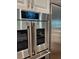 Stainless steel oven with digital display and sleek design, perfect for modern cooking at 5016 Givendale Ln, Tampa, FL 33647