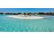 Tranquil lagoon island with palm trees and clear water at 32088 Powderpuff Mimosa Dr, San Antonio, FL 33576