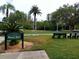 Community bocce ball court with benches at 8049 Sanguinelli Rd, Land O Lakes, FL 34637