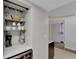 Kitchen with wine cooler and coffee bar at 17980 Gulf Blvd # 205, Redington Shores, FL 33708