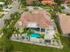Home with private pool and expansive patio at 10301 Manta Way, Tampa, FL 33615
