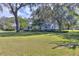 Large backyard with lush green grass and mature trees at 12945 Morris Bridge Rd, Thonotosassa, FL 33592