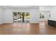 Open living space with sliding doors that open to the backyard pool at 4005 W San Rafael St, Tampa, FL 33629