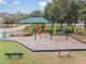 playground with shaded structure, slides, and swings at 34841 Double Eagle Ct, Zephyrhills, FL 33541