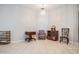 Bright dining area with tiled floor and corner furniture at 34841 Double Eagle Ct, Zephyrhills, FL 33541